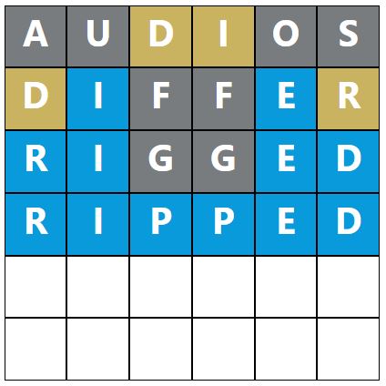 Daily Word Hurdle #1301 Morning Answer - 30th October 2023