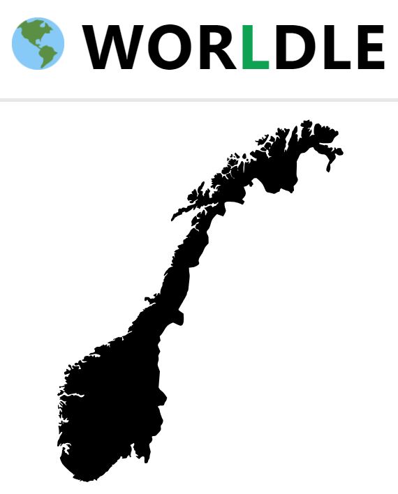 Daily Worldle 649 Country - November 1st 2023