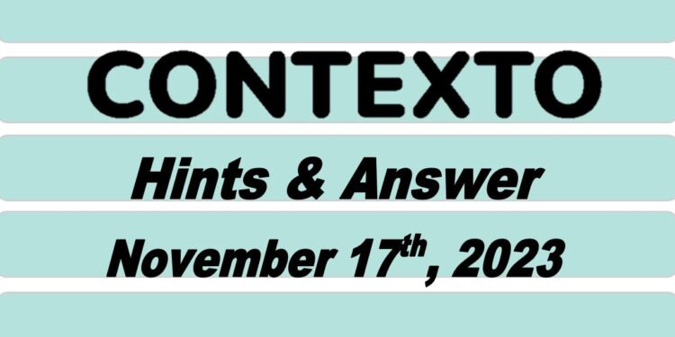 Daily Contexto 425 - November 17th 2023