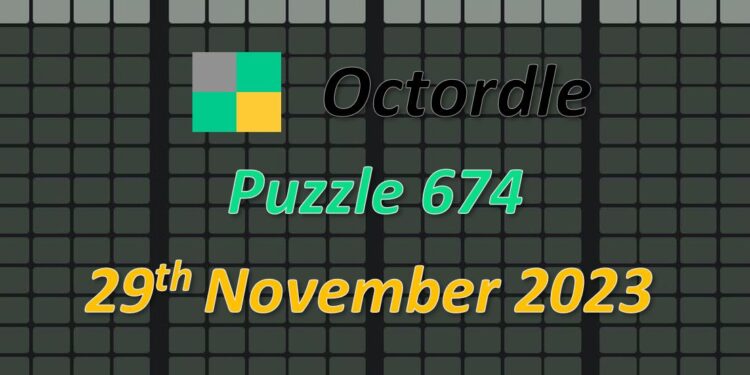 Daily Octordle 674 - November 29th 2023