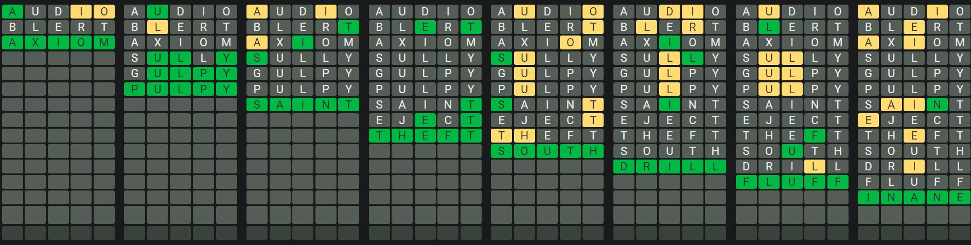 Daily Octordle Answer 671 - November 26th 2023