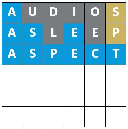 Daily Word Hurdle #1312 Afternoon Answer - 4th November 2023