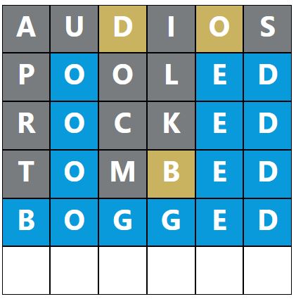 Daily Word Hurdle #1321 Morning Answer - 9th November 2023