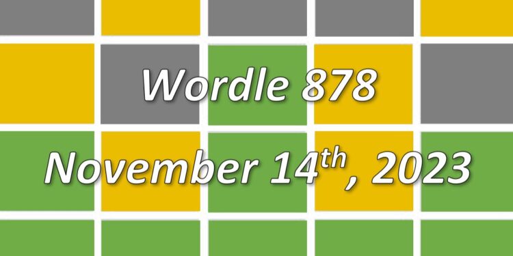 Daily Wordle 878 - 14th November 2023