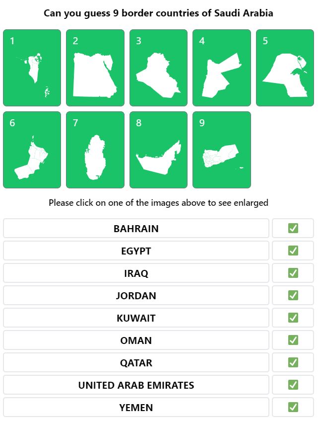 Daily Worldle 653 Bonus Neighbouring Countries Answers - November 5th 2022