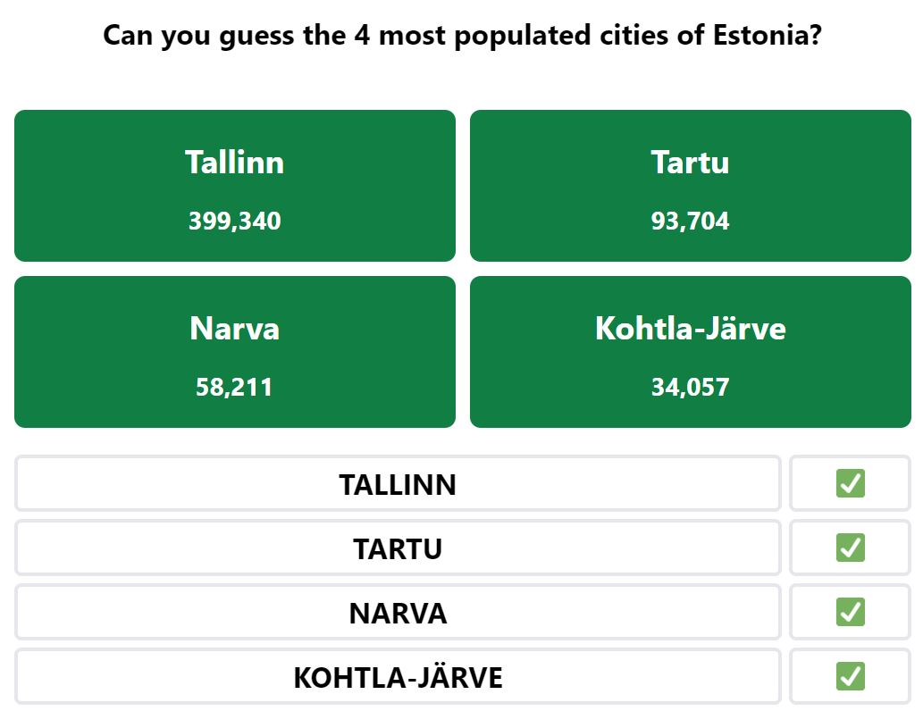 Daily Worldle 655 Bonus Most Populated Cities Answer - November 7th 2023