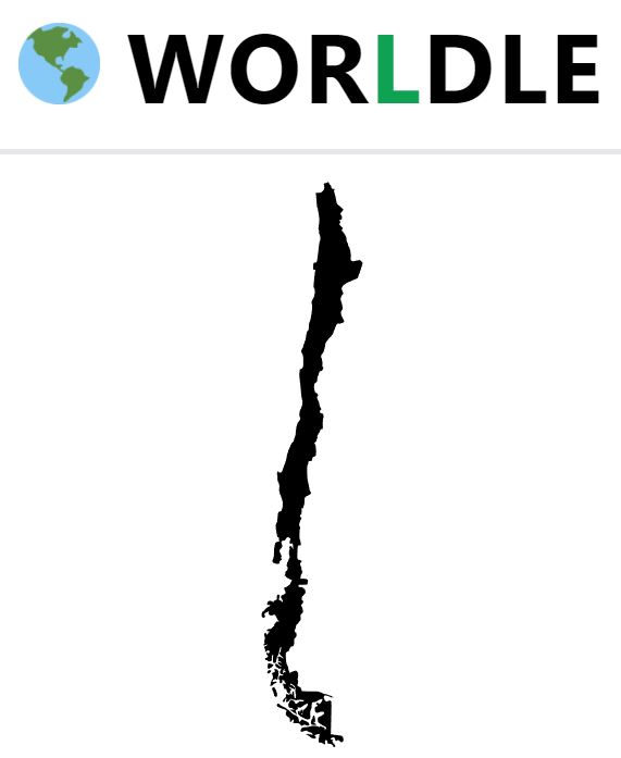 Daily Worldle 674 Country - November 26th 2023