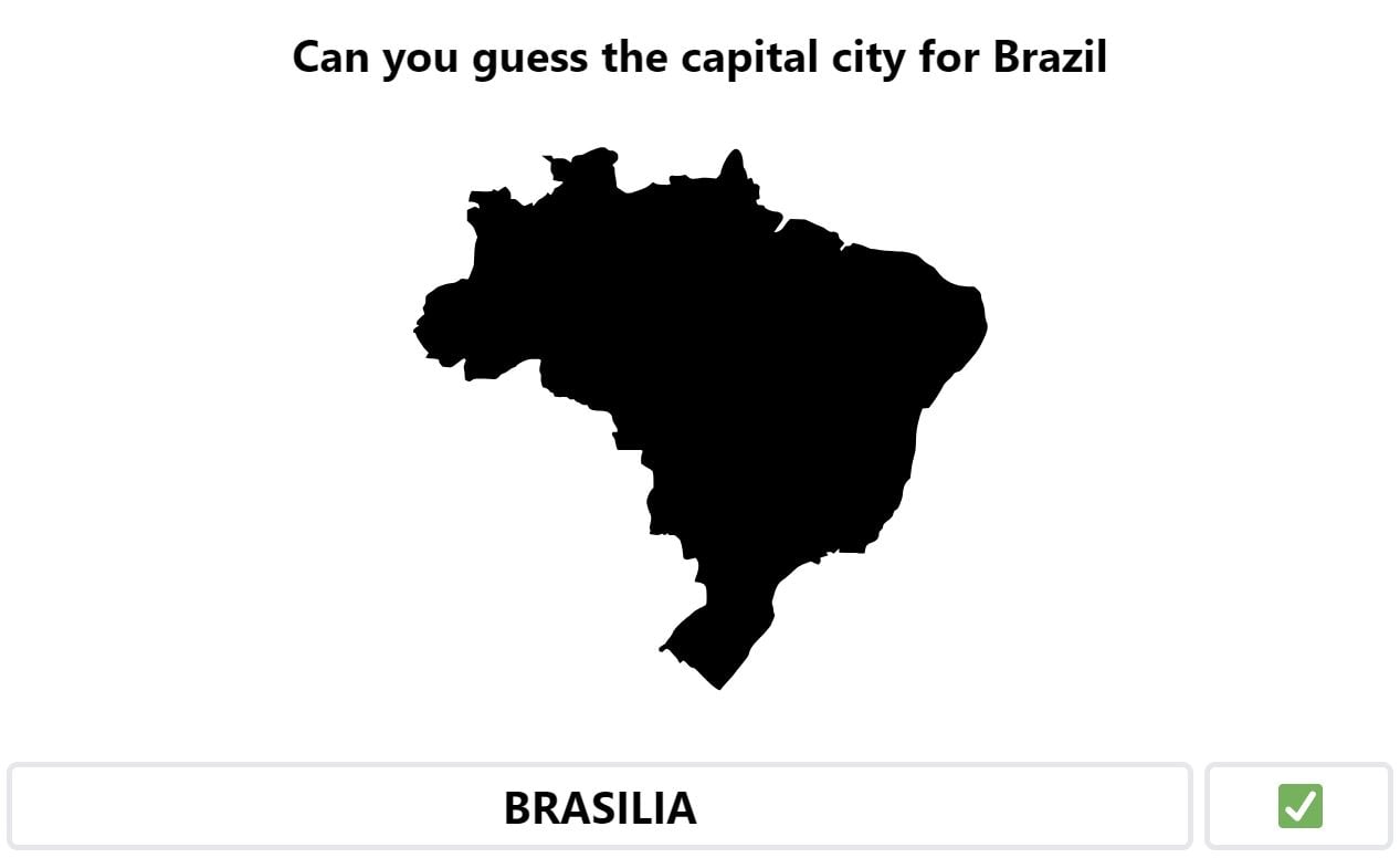 Daily Worldle 678 Bonus Capital City - November 30th 2023