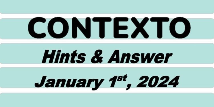 Daily Contexto 469 - January 1st 2024