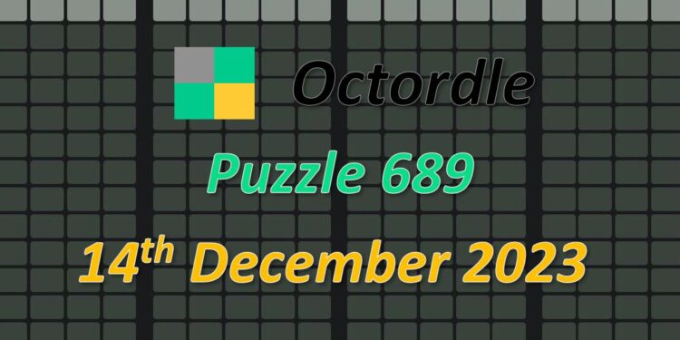 Daily Octordle 689 - December 14th 2023