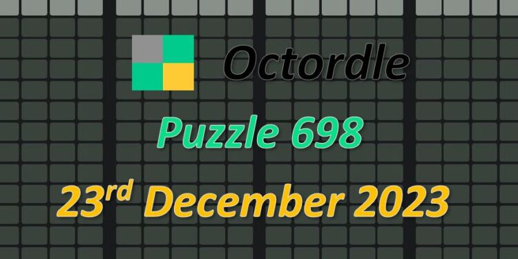 Daily Octordle 698 - December 23rd 2023