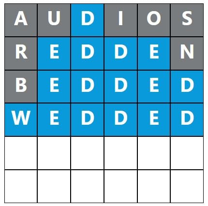 Daily Word Hurdle #1374 Afternoon Answer - 5th December 2023