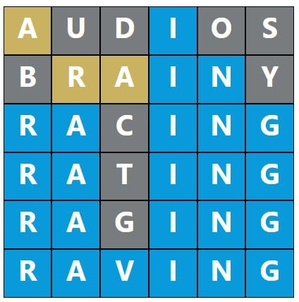 Daily Word Hurdle #1401 Morning Answer - 19th December 2023