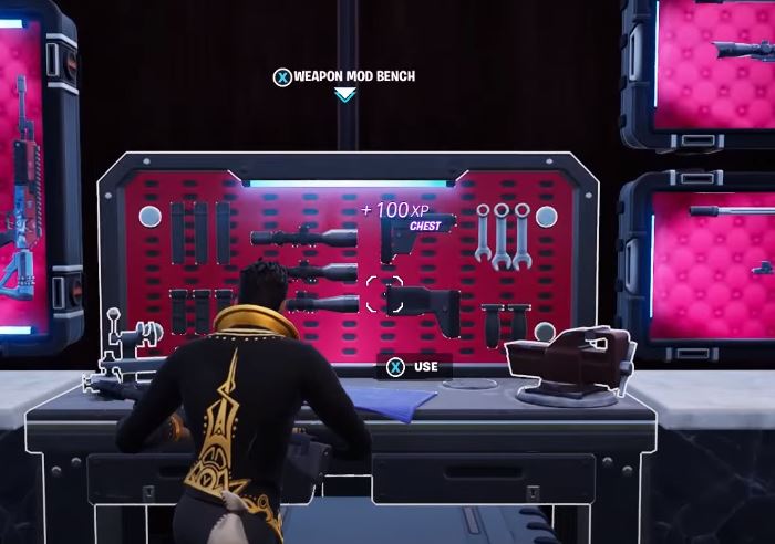 Weapon Mod Bench Fortnite Locations