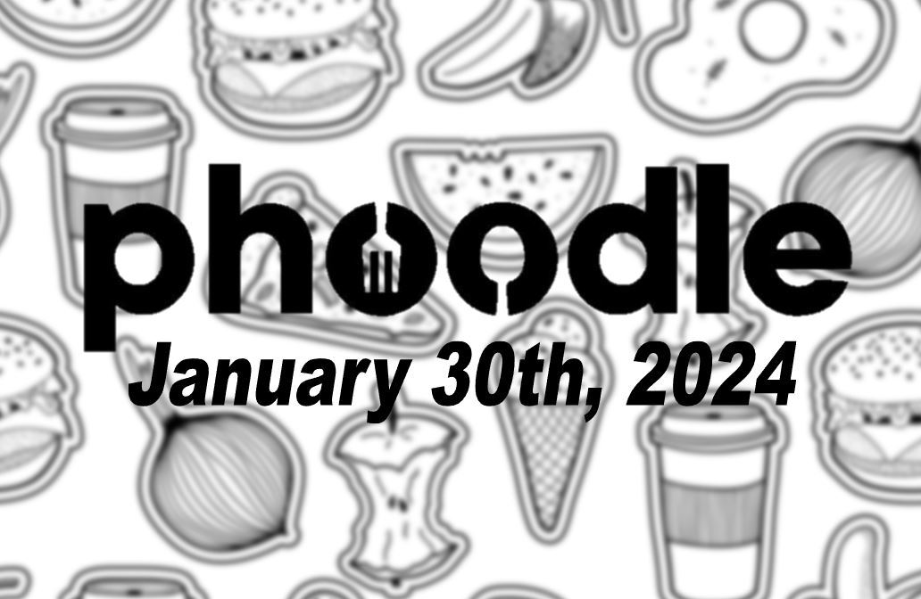 Today’s ‘Phoodle’ Answer: January 30th 2024 – #632 Hints and Solution
