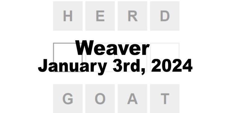 Daily Weaver Answers - 3rd January 2024