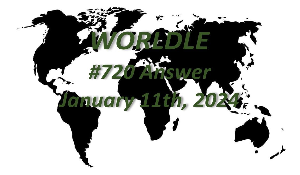 Geography Worldle Country Answer Today 720 Map Game January 11th   Daily Worldle 720 Answers January 11th 2024 