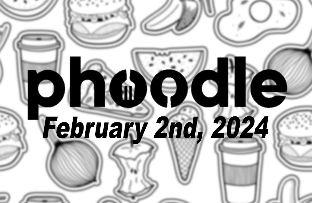 Today’s ‘Phoodle’ Answer: February 2nd 2024 – #635 Hints and Solution