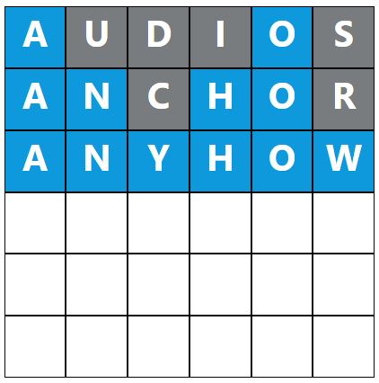 Daily Word Hurdle #1544 Afternoon Answer - 28th February 2024