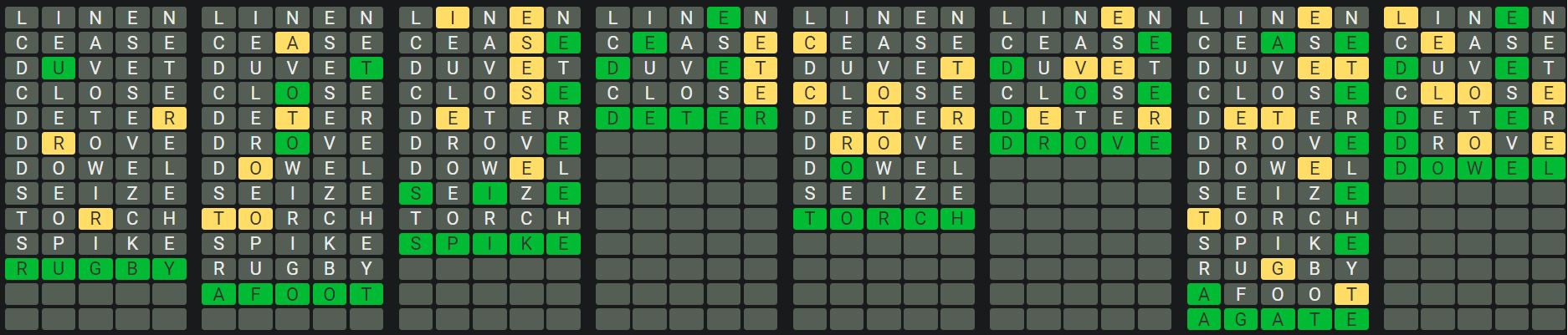 Daily Octordle 777 Rescue Answer - March 11th 2024