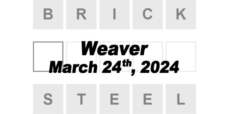 Daily Weaver Answers - 24th March 2024