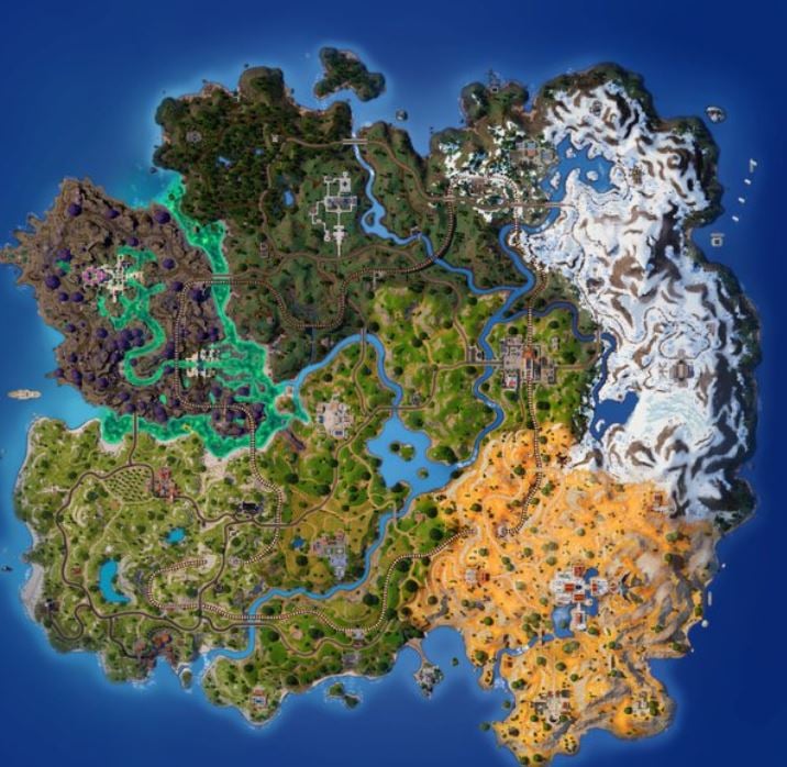 Fortnite Chapter 5 Season 2 New Map Locations Fortnite Insider 