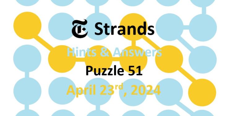 Daily Strands 51 Answers Today - 23rd April 2024