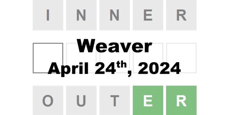 Daily Weaver Answers - 24th April 2024