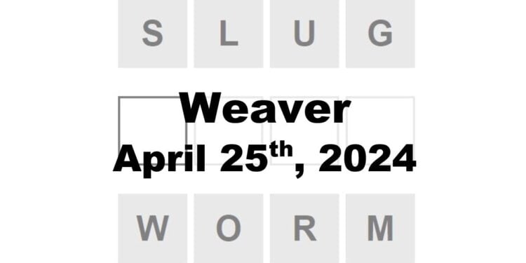 Daily Weaver Answers - 25th April 2024