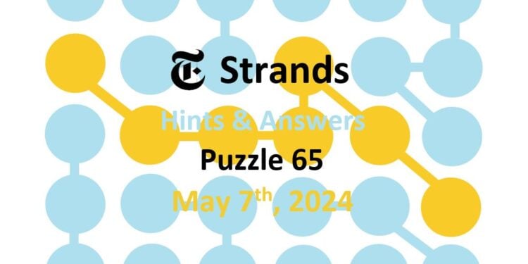 Daily Strands 65 Answers Today - 7th May 2024