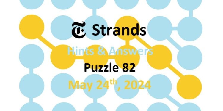 Daily Strands 82 Answers Today - 24th May 2024