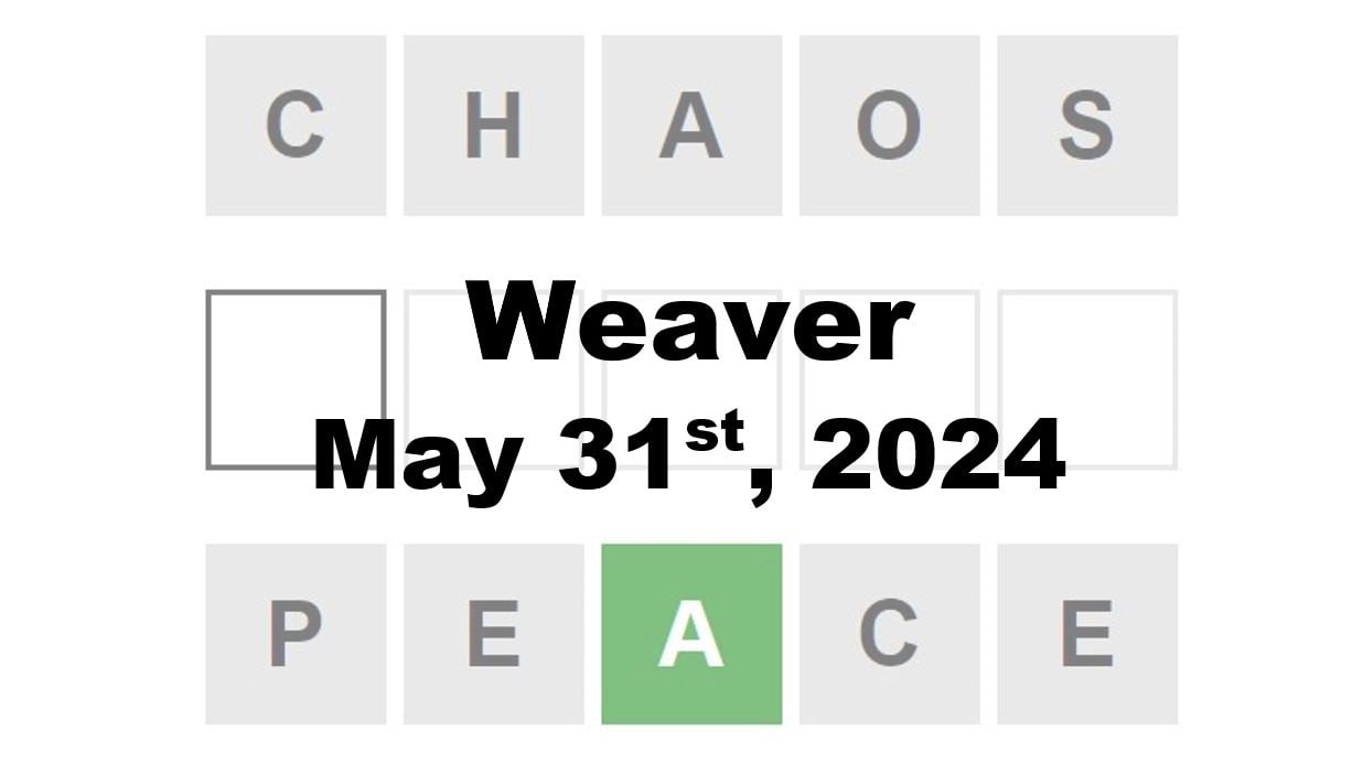 Today’s ‘Weaver’ Answer May 31st 2024 Hints and Solution Fortnite