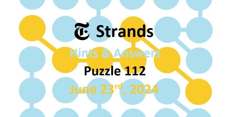 Daily Strands 112 Answers Today - 23rd June 2024