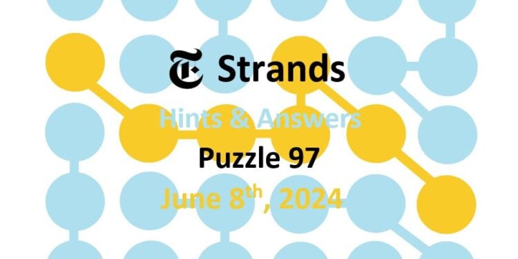 Daily Strands 97 Answers Today - 8th June 2024