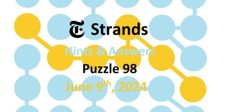 Daily Strands 98 Answers Today - 9th June 2024