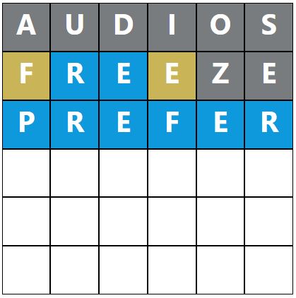 Daily Word Hurdle #1739 Morning Answer - 4th June 2024