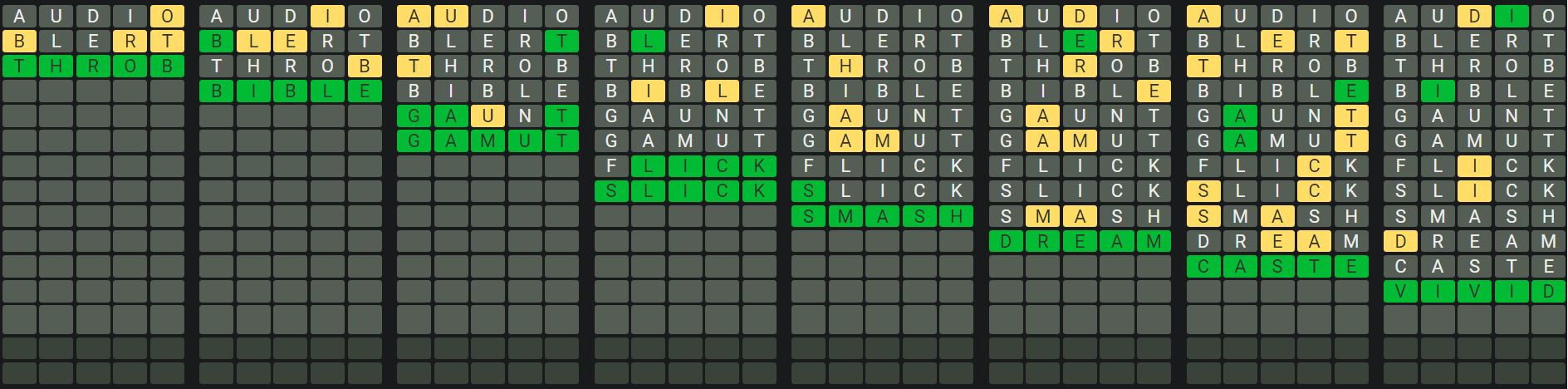 Daily Octordle 906 Sequence Answer - July 18th 2024