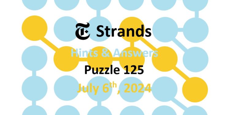 Daily Strands 125 Answers Today - 6th July 2024