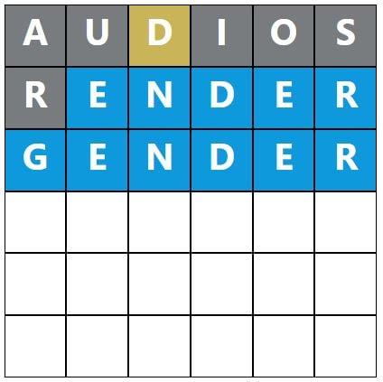 Daily Word Hurdle #1832 Afternoon Answer - 20th July 2024