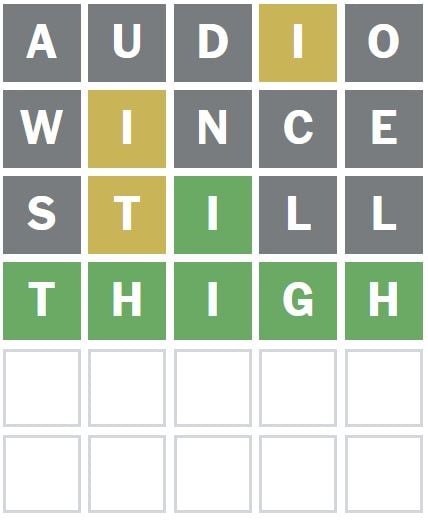 Tägliche Wordle-Antwort 1110 – 3. Juli 2024