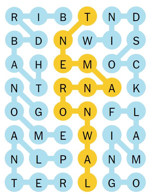 NYT Strands 125 Completed Puzzle - 6th July 2024