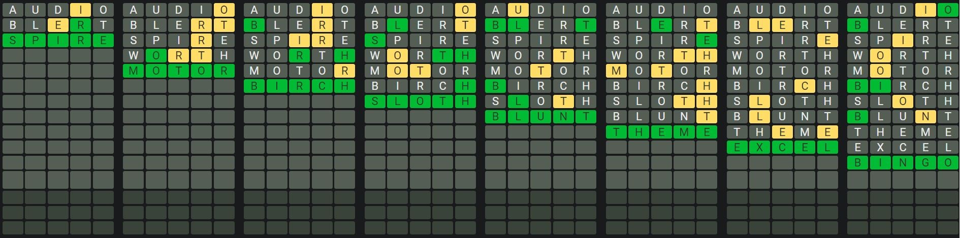 Daily Octordle 926 Sequence Answer - August 7th 2024