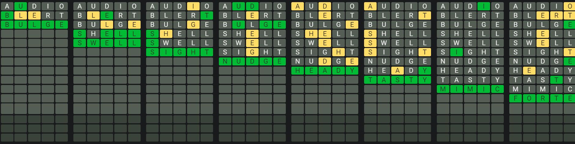 Daily Octordle 928 Sequence Answer - August 9th 2024