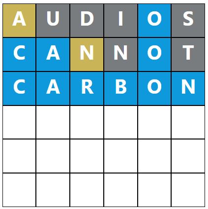 Daily Word Hurdle #1889 Morning Answer - 18th August 2024