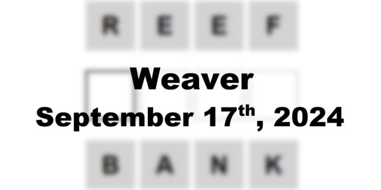 Daily Weaver Answers - 17th September 2024