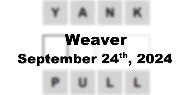 Daily Weaver Answers - 24th September 2024