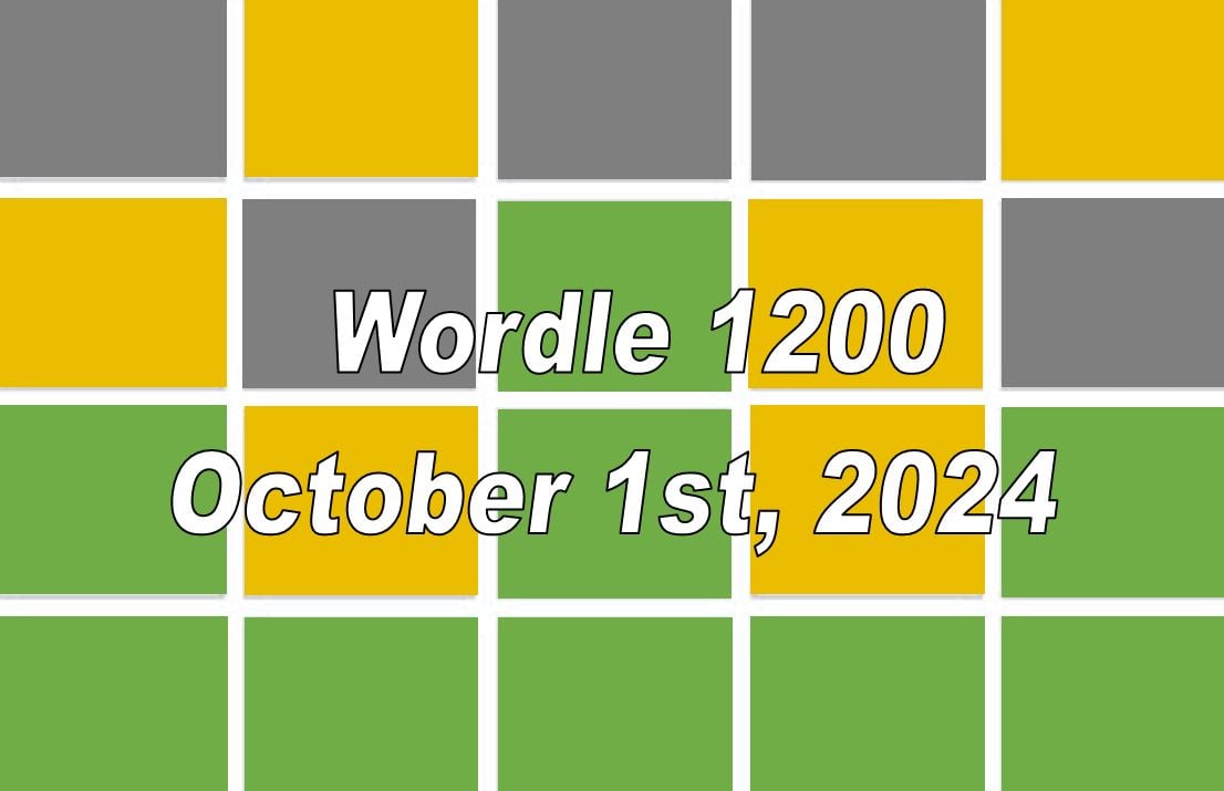 ‘Wordle’ Answer Today 1200 October 1st 2024 Hints and Solution (10/1