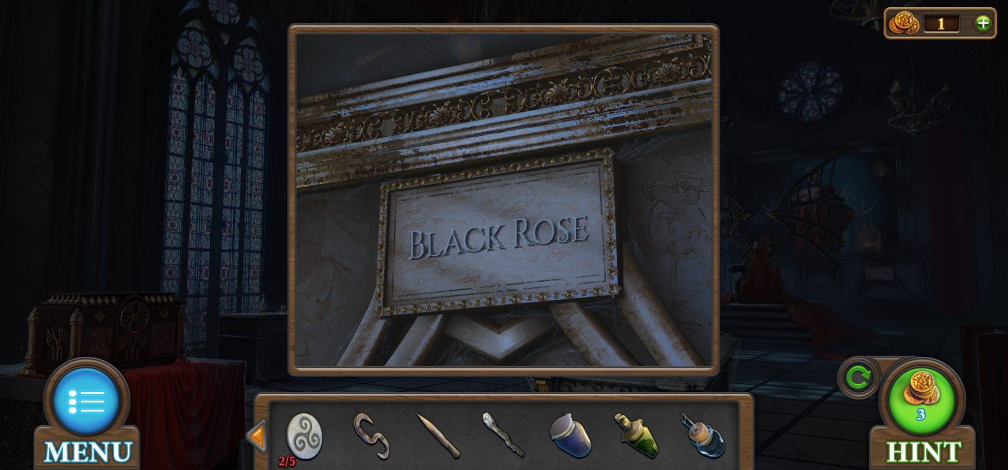 Black Rose Plaque