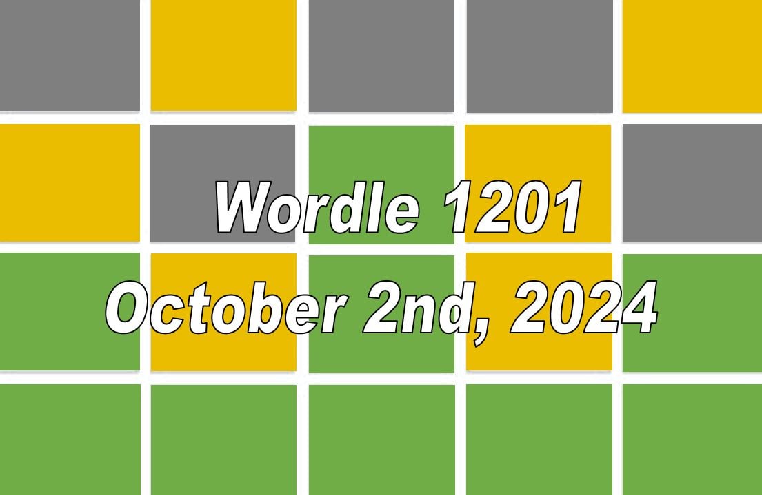 ‘Wordle’ Answer Today 1201 October 2nd 2024 Hints and Solution (10/2