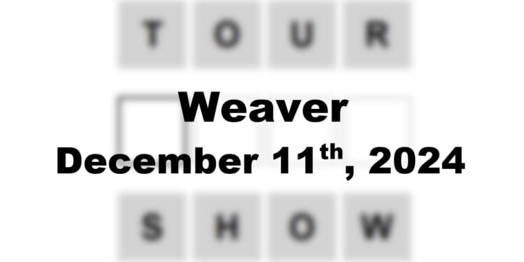 Daily Weaver Answers - 11th December 2024